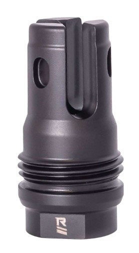 Rugged Suppressor FH014 R3 Flash Mitigation System Black with 9/16x24 LH Threads & 2.13" OAL for 7.62mm Radiant762, Surge762, Razor762 & Micro30 Suppressors