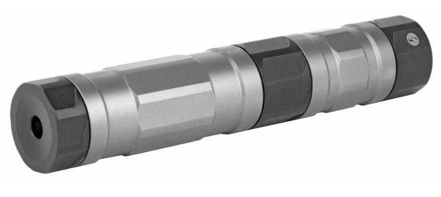 SilencerCo Switchback 22 Rimfire Silencer .22 LR/.17 HMR/.22 WMR/5.7mm 1/2x28 Thread Black