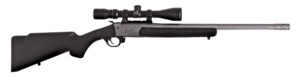 Traditions CR5-351130R Outfitter G3 35 Rem 1-Round 22", Stainless Cerakote Barrel/Rec, Black Synthetic Furniture, 3-9x40mm Scope