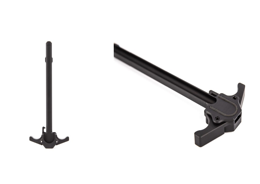 SilencerCo AC5062 Gas Defeating Charging Handle made of Black Anodized 7075-T6 Aluminum & Ambidextrous Design for AR-15