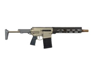 Q LLC BOOMBOX8612INSBR Boombox 8.6 Blackout 20+1 12" Bead Blasted Tapered Threaded Barrel, Black Anodized Picatinny Rail Aluminum Receiver, Adj Folding Stock, Reptilia CQG-NB Grip