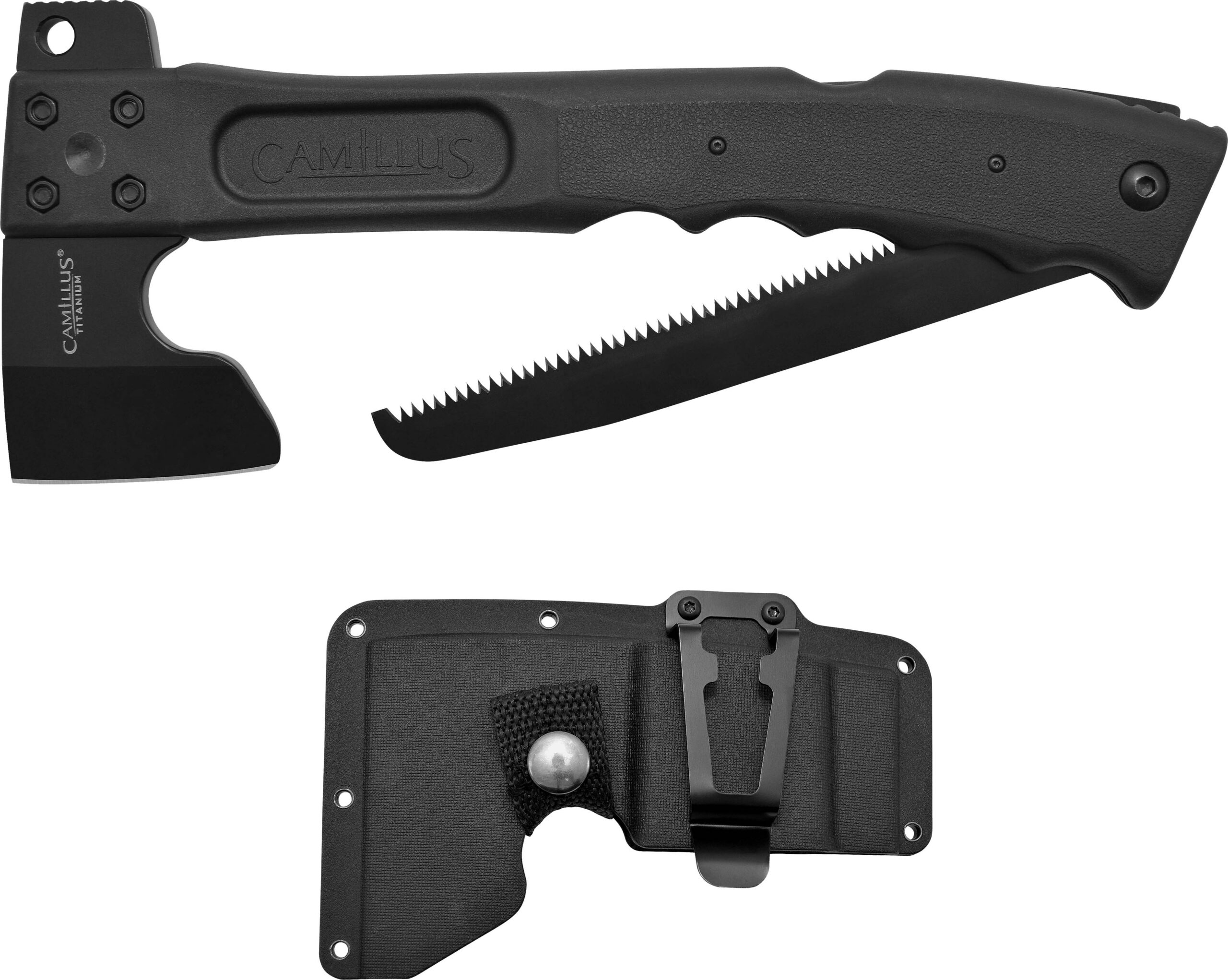 Camillus 19142 Camtrax 3-in-1 2.75" Titanium Coated Stainless Steel Blade 12"