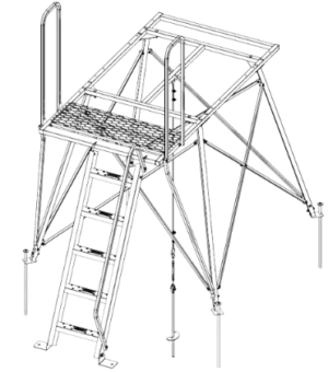 Trophy Treestands Sendero 4' Tower (TT858-4)