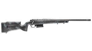 Bergara Rifles B14S752CF B-14 Crest 6.5 Creedmoor 5+1 20" Sniper Gray Cerakote #5 Contour Threaded Barrel, Sniper Gray Cerakote Steel Receiver, Black & Gray Sponge Fixed Carbon Fiber Stock