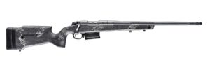 Bergara Rifles B14S7515 B-14 Crest 25 Creedmoor 5+1 20" Sniper Gray Cerakote Fluted Threaded Barrel & Steel Drilled & Tapped Receiver, Fixed Carbon Fiber w/Black & Gray Sponge Accents Stock, Right Han
