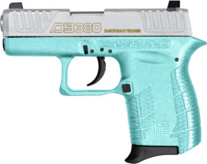 Diamondback DB0100E092 DB380 Gen4 Micro-Compact Frame 380 ACP 6+1, 2.80" Stainless Steel Barrel, Nickel Boron Serrated Stainless Steel Slide, Mint Polymer Frame w/Beavertail & Grip