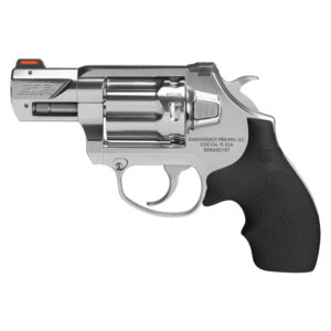 Diamondback DB0700S701 SDR 357 Mag 6-Round 2" Polished Stainless Steel Target Crown Barrel, Polished Stainless Steel Cylinder, Stainless Steel Frame, Black Rubber Grip