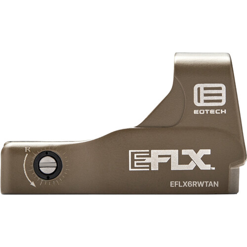 Eotech EFLX6RWTAN EFLX Mini Reflex Sight Tan 1 x 6 MOA Red Dot