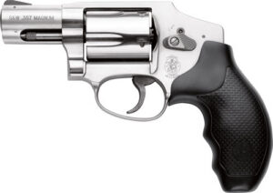 Smith & Wesson 163690 Model 640 *CA Compliant 357 Mag or 38 S&W Spl +P 5 Shot 2.12" Stainless Steel Barrel/Cylinder, Satin Stainless Steel J-Frame, Snag-free Enclosed Hammer, Internal Lock
