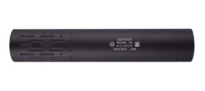 Gemtech 12116 Tracker 30 Cal 1.6" Black Hardcoat Anodized Aluminum 5/8"-24 tpi