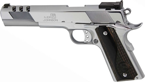 IVER JOHNSON EAGLE XL PORTED - .45 ACP 6" ADJ POLISHED CHROME - Image 2