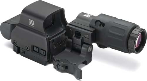 Eotech HHSII HHS II EXPS & G33 Magnifier Matte Black 1x/3x 1.20" x 0.85" 1 MOA Red Dot/68 MOA Ring - Image 2
