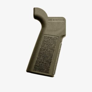 B5 Systems PGR1134 Type 23 P-Grip OD Green Polymer, Aggressive Textured, Fits AR-Platform