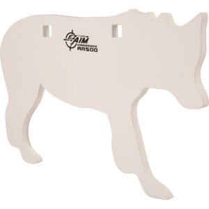 EZ-Aim 15574 Shooting Silhouette Coyote 0.38" Thickness White