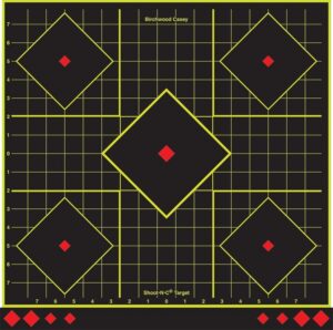 Birchwood Casey 34175 Shoot-N-C Reactive Target Self-Adhesive Paper Multi Color 17.75" 5-Diamond 5 Pack