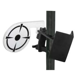 Birchwood Casey TP38DT T-Post Dueling Target Steel Black/White Bullseye