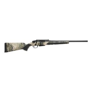 Stevens 19456 334 Bolt Action 243 Win 3+1 20" Camo/Dark Gray Carbon Steel Receiver Integrated Recoil Lug Ergonomic/Recoil Pad Synthetic Stock Picatinny Rail Right Hand