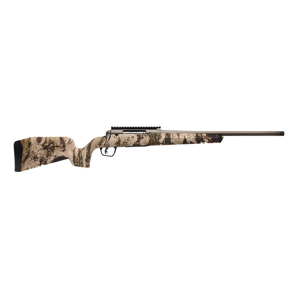 Savage Arms 32319 Axis 2 Pro 7mm-08 Rem 4+1 20" Gun Metal Bronze Cerakote Heavy Sporter Threaded Barrel & Picatinny Rail Carbon Steel Receiver, Fixed Western Camo Synthetic Stock, Right Hand