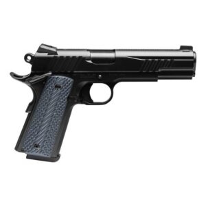 Savage Arms 67204 1911 Government 9mm Luger 10+1 5" Black Stainless Steel Barrel. Black Nitride Serrated Stainless Steel Slide. Black Nitride Stainless Steel Frame w/Beavertail, Black VZ Grip