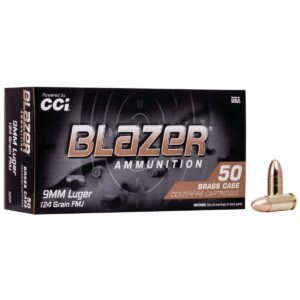 CCI 9MM 124GR BLZBRSS FMJ 50RD