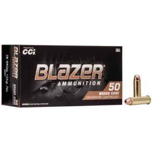 CCI 5204 Blazer Brass Handgun 38Special 125gr Full Metal Jacket 50 Per Box/20 Case