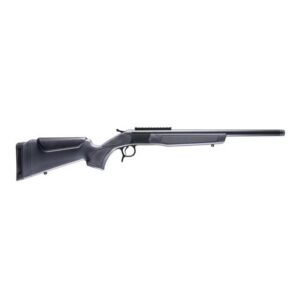 CVA CR4444 Scout 44 Mag 1-Round 20" Blued Threaded Barrel, Blued Picatinny Rail Receiver, Stealth Gray Fixed Synthetic Stock