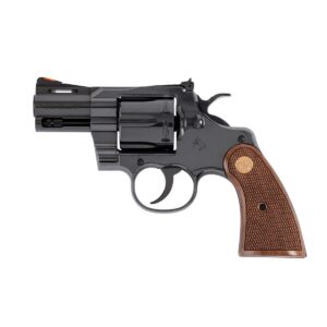 Colt Mfg PYTHONBP2WTS Python 357 Mag/38 Special 6 Shot 2.50" Blued Carbon Steel Vent Rib Barrel, Cylinder & Frame, Wood Grip, Exposed Hammer