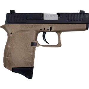 Diamondback DB0200P061 DB9 Gen4 Micro-Compact Frame 9mm Luger 6+1, 3.10" Stainless Steel Barrel, Black Nitride Serrated Stainless Steel Slide, Flat Dark Earth Polymer Frame & Grip