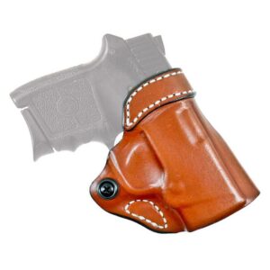 DESANTIS CRISS-CROSS Holster - OWB RH Leather SIG P365 Tan