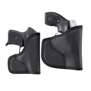 DeSantis Gunhide N38BJ6RZ0 Nemesis Pocket Black Rubberized Fabric Fits Springfield Hellcat/OSP/Mossberg MC1sc/Naroh N1 Ambidextrous