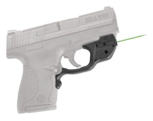 Crimson Trace 0144901 Laserguard S&W M&P Shield/Shield M2.0, Green Laser Black Polymer