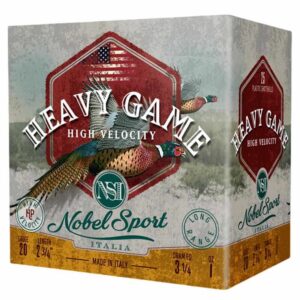 Nobel Sport Heavy Game High Velocity Shotshell 20 Gauge 2-3/4" 1oz 1330 fps #6 25/ct