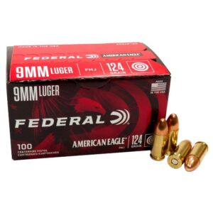 FED AM EAGLE 9MM 124GR FMJ 100RD