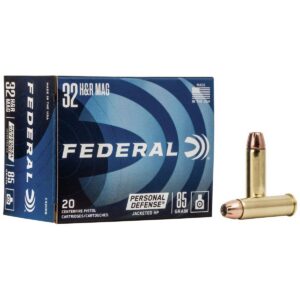 Federal C32HRB Personal Defense 32H&R Mag 85gr Jacketed Hollow Point 20 Per Box/25 Case