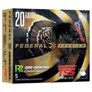 Federal Heavyweight TSS Rob Roberts Special Edition Shotshell 20 Gauge 3" 1-5/8oz 1000 fps #9 5/ct