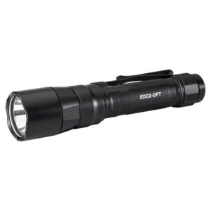 SureFire EDC2DFTBK Everyday Carry Series Black Anodized 25/600/700 Lumens White LED