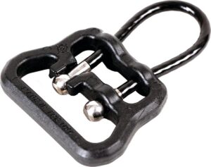 ULOOP FOR 1INCH SLINGS AND SMALLER Black