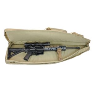 GPS Bags T42ARB Tactical AR Case 42" Black 1000D Nylon with Mag & Storage Pockets, Lockable Zippers, External Handgun Pocket & Visual ID Storage System