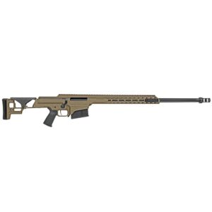 Barrett SMR MRAD Fixed Stock Rifle .338 Norma Magnum 10-Round Magazine(1) 26'' Fluted Barrel FDE Finish