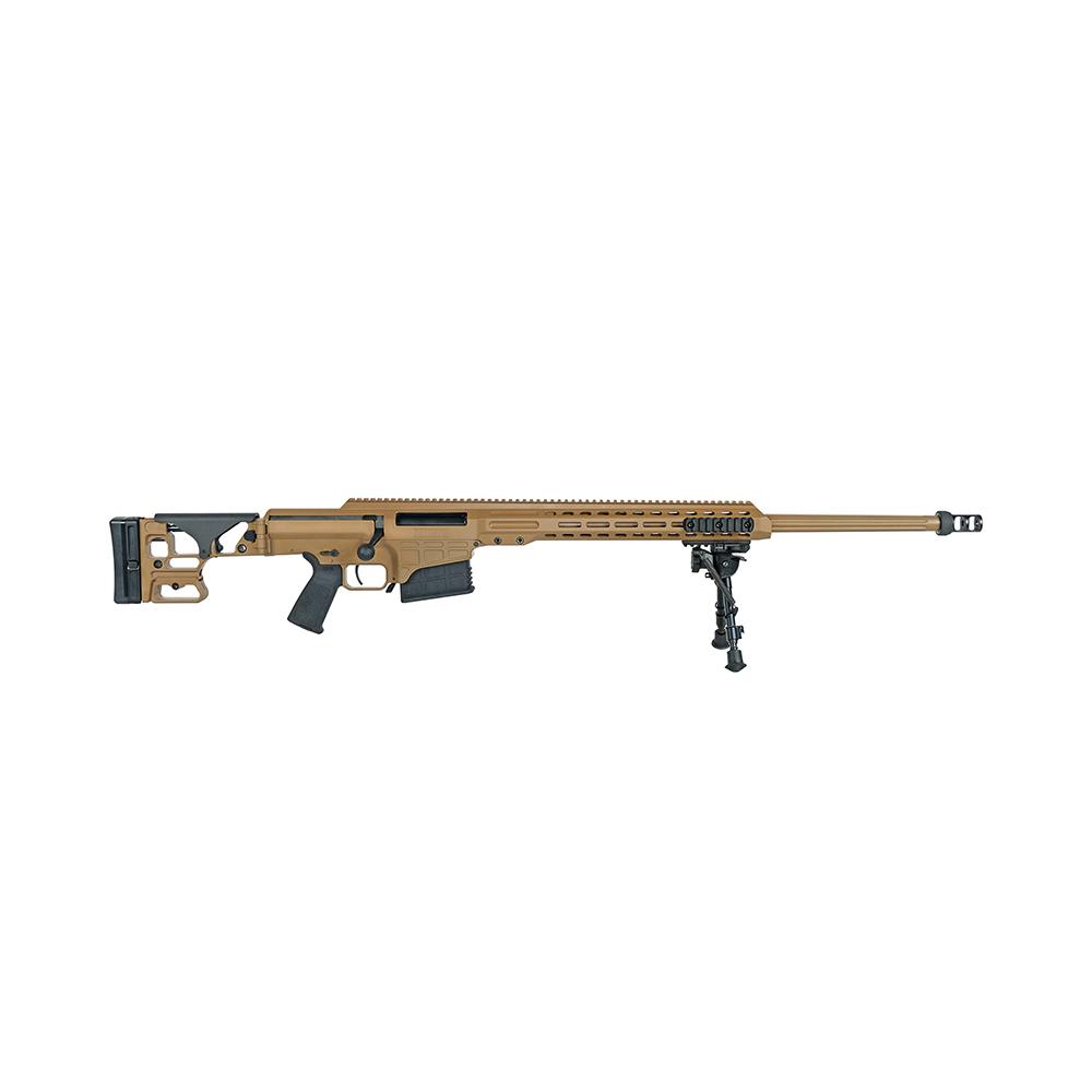 Barrett MK 22 Sniper Rifle .338 Norma Mag 10-Round Magazines(2) 27'' Fluted Barrel Coyote Brown Finish