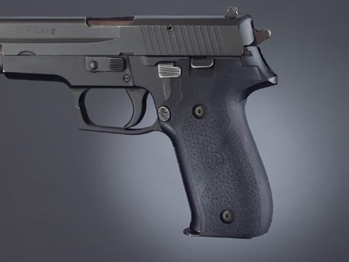 Hogue 26010 Grip Panels Black Rubber for Sig P226