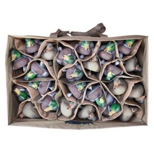 Higdon Outdoors 37124 X-Slot Decoy Bag Universal Tan 600D Polyester 36"L x 24"W x 16"H Holds up to 24 Decoys
