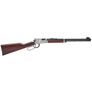 Henry H00125 Classic 25th Anniversary 22 Short, 22 Long, 22 LR 15LR/17L/21Short 18.50" Blued Barrel, Nickel-Plated Rec, Semi-Fancy American Walnut Stock