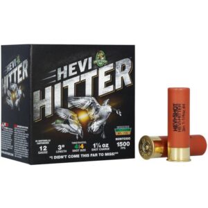 HEVI-HITTER 12GA 3" 1.25OZ #4 TG/STL