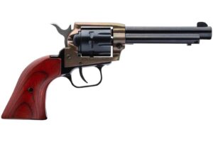 Heritage Mfg RR22999CH4 Rough Rider 22 LR 9 Shot 4.75" Black Barrel, Black Cylinder, Simulated Case Hardened Zamak, Frame Cocobolo Grips
