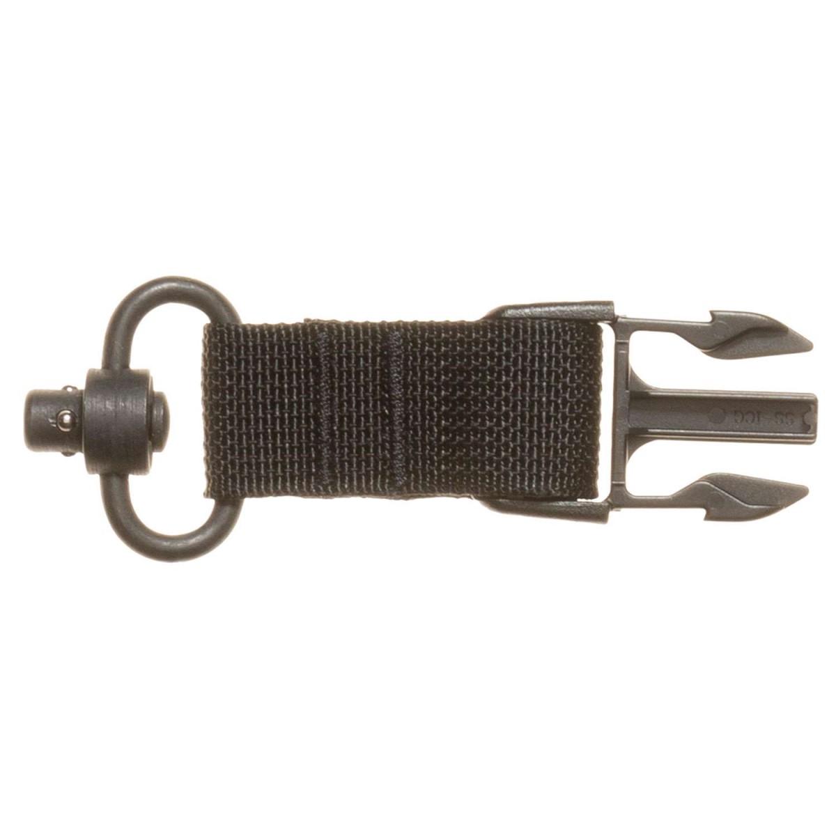 Tacshield T6093BK QD Sling Attachment for QD Push Button Black Webbing