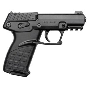 Kel-Tec P17BBLK P17 Compact Frame 22 LR 16+1 3.80" Black Steel Threaded Barrel, Black Serrated Slide, Black Polymer Frame w/Picatinny Rail, Textured Grip, Ambidextrous