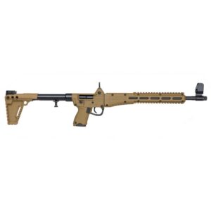 Kel-Tec SUB2K9GLKTAN10 SUB2000 Gen3 9mm Luger 10+1 16.15" Black Steel Threaded Barrel, Tan Picatinny Rail Aluminum Receiver, M-LOK Handguard, Tan Synthetic Folding Stock, Black Polymer Grip