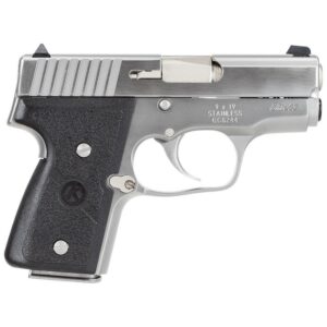 Kahr Arms MK9 Elite Handgun 9mm Luger 6-Round (2) & 7-Round (1) Magazines 3" Barrel Silver wil Black Checkered Grip CA Compliant