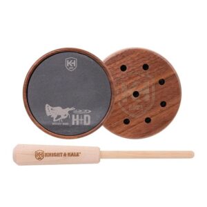 Knight & Hale KHT0202 HD Slate Pot Call Turkey Sounds Walnut/Hickory